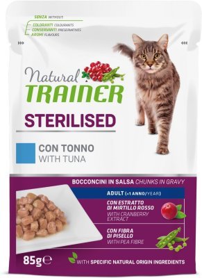Kapsička Trainer Natural CAT SP. STER. tuňák 85g