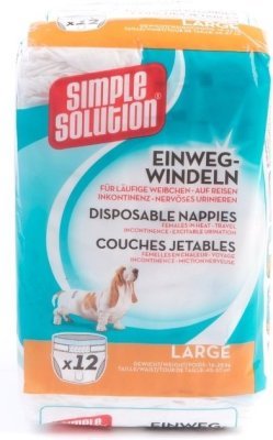Simple Solution Plenkove kalhotky pro psy L 12ks
