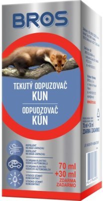 BROS Tekutý odpuzovač kun 70ml+30ml GRATIS