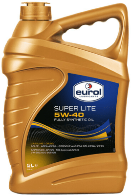 Motorový olej Eurol Super Lite A3/B4 5W-40, 5L