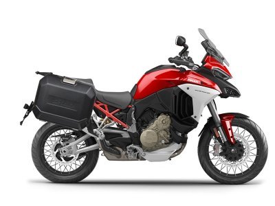 Kompletní sada černých hliníkových bočních kufrů SHAD 130.kitTERRAside-51B TERRA BLACK, 36L/47L SHAD Ducati Multistrada 1200 V4