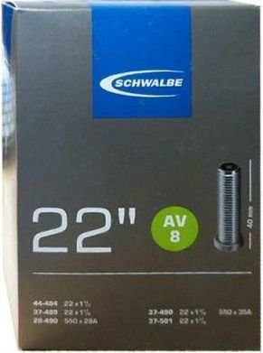 Duše Schwalbe av8 22"x1 1/8-1 3/8 (28/37-489/501) av/40mm