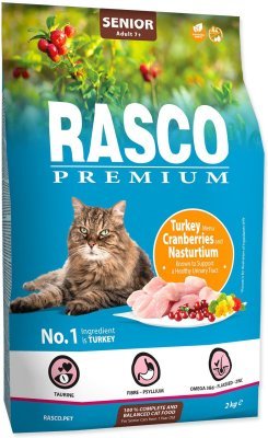 Krmivo Rasco Premium Senior krůta s brusinkou a lichořeřišnicí 2kg