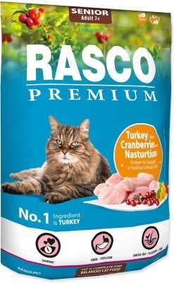 Krmivo Rasco Premium Senior krůta s brusinkou a lichořeřišnicí 0,4kg
