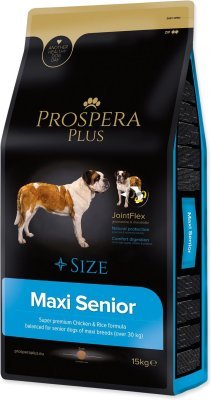 Krmivo Prospera Plus Maxi Senior kuře s rýží 15kg