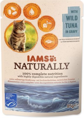 Kapsička IAMS Naturally Adult tuňák v omáčce 85g