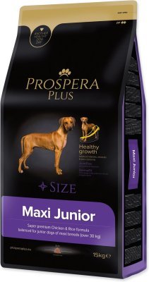 Krmivo Prospera Plus Maxi Junior kuře s rýží 15kg