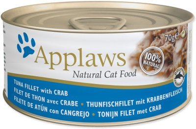 Konzerva Applaws Cat tuňák a krab 70g