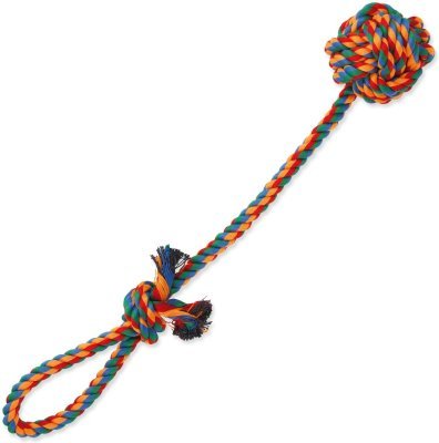 Hračka Dog Fantasy přetahovadlo házecí barevné 45cm