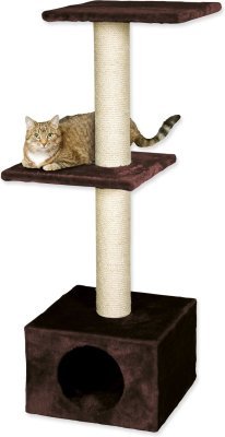 Odpočívadlo Magic Cat Alexia hnědé 35x35x109cm