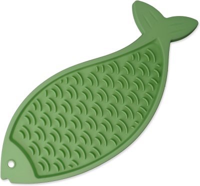 Podložka lízací Epic Pet Lick&Snack ryba pastelová zelená 28x11,5cm