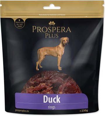Pochoutka Prospera Plus kachní kroužky 230g