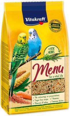 Krmivo Vitakraft Vital Menu andulka 1kg