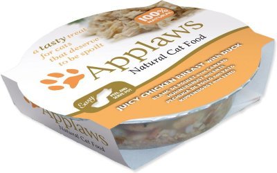 Kalíšek Applaws Cat Juicy kuřecí prso a kachna 60g