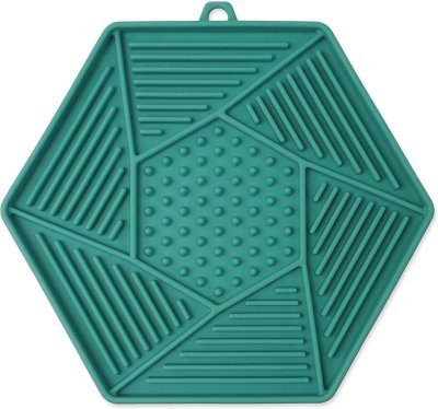 Podložka lízací Epic Pet Lick&Snack hexagon světle zelený 17x15cm