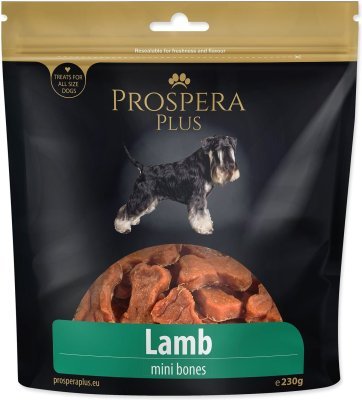 Pochoutka Prospera Plus jehněčí mini kosti 230g