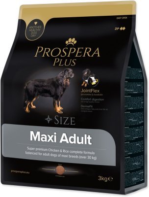 Krmivo Prospera Plus Maxi Adult kuře s rýží 3kg