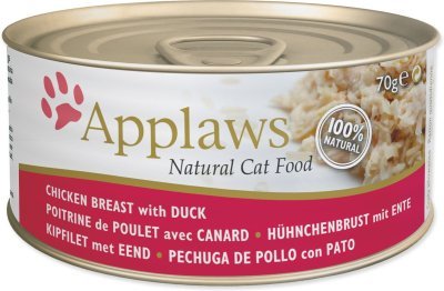 Konzerva Applaws Cat kuře a kachna 70g