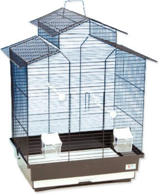 Klec Bird Jewel Ela 50,5x38,5x63,5cm bílá hnědá
