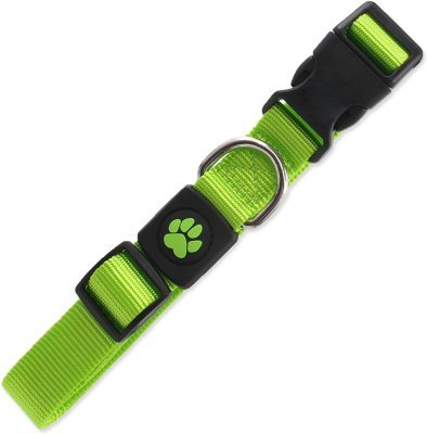Obojek Active Dog Premium L limetka 2,5x45-68cm