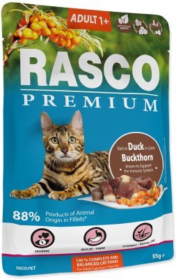 Kapsička Rasco Premium Adult kachna s rakytníkem 85g