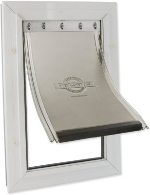 Dvířka PetSafe hliníková s flexibilním flapem, výřez 45,1x27,7cm
