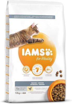 Krmivo IAMS Cat Adult/Senior Indoor Chicken 10kg