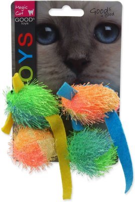 Hračka Magic Cat myš a koule s catnip 5cm 4ks