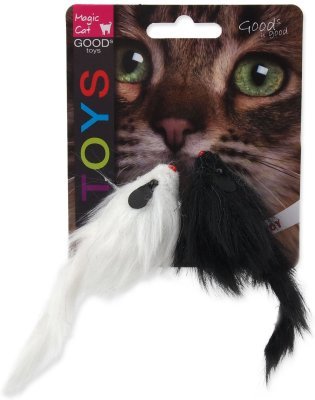 Hračka Magic Cat myš plyš chrastící 11cm 2ks