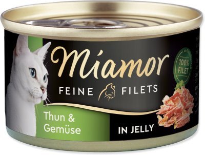 Konzerva Miamor Feine Filets Adult tuňák se zeleninou v želé 100g