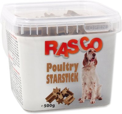 Pochoutka Rasco drůbeží tyčinky s játry 6cm 500g