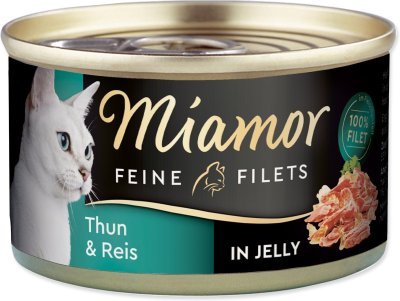 Konzerva Miamor Feine Filets Adult tuňák s rýží v želé 100g