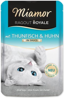 Kapsička Miamor Ragout Royale Adult tuňák a kuře ve šťávě 100g