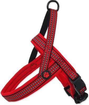 Postroj Active Dog Neoprene XL červený 3,2x88-110cm