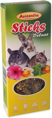 Tyčinka Avicentra Deluxe velký hlodavec, s bylinkami 2ks