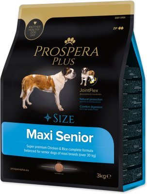Krmivo Prospera Plus Maxi Senior kuře s rýží 3kg