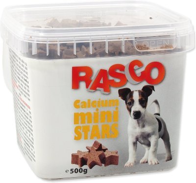 Pochoutka Rasco kalciové hvězdičky 0,7cm 500g