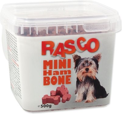 Pochoutka Rasco šunkové mini kostičky 2cm 500g