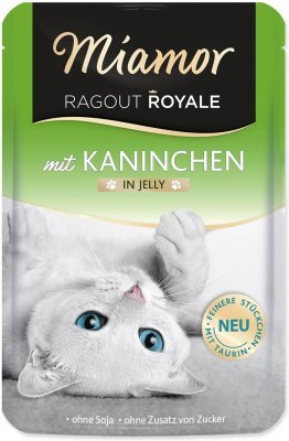 Kapsička Miamor Ragout Royale Adult králík v želé 100g