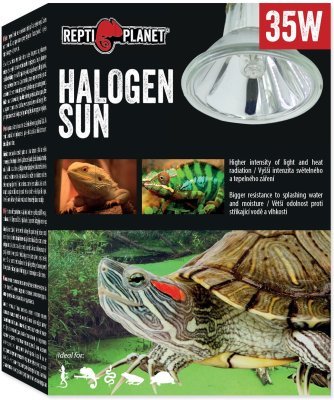 Žárovka Repti Planet Halogen Sun 35W