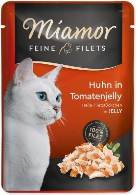 Kapsička Miamor Feine Filets Adult kuře s rajčaty v želé 100g