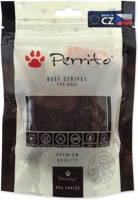 Pochoutka Perrito hovězí proužky 100g