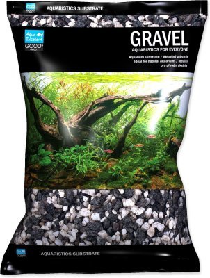 Drť Aqua Excellent černá bílá 4-8 mm 3kg