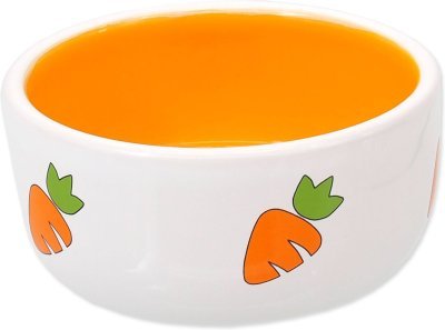 Miska Small Animals keramická pro králíky bílo-žlutá 11,5x5cm 300ml