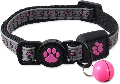 Obojek Active Cat Reflective XS růžový 1x19-31cm