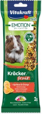 Tyčinky Vitakraft Emotion Kracker morče, s ovocem 2ks