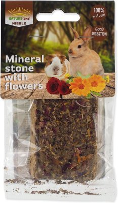 Blok Nature Land Nibble minerální s květy 100g