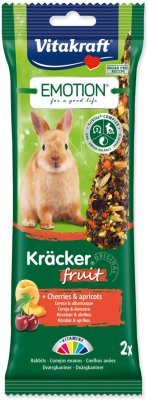 Tyčinky Vitakraft Emotion Kracker králík, s ovocem 2ks