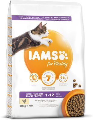 Krmivo IAMS Cat Kitten Chicken 10kg