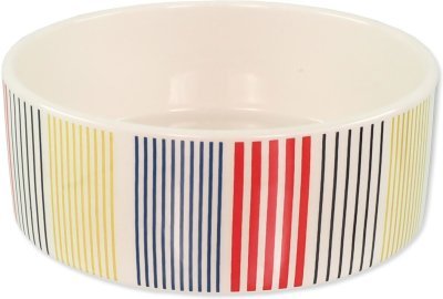 Miska Dog Fantasy keramická barevné pruhy 16x6cm 770ml